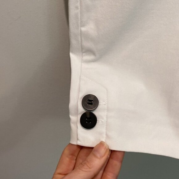 In Every Story White Stretch Bermuda Shorts Size 20 - Picture 3 of 11